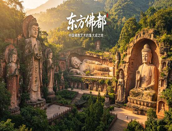 <四川双飞七日游游>成都、九寨沟、黄龙、乐山大佛、东方佛都、峨眉山双飞游特惠中