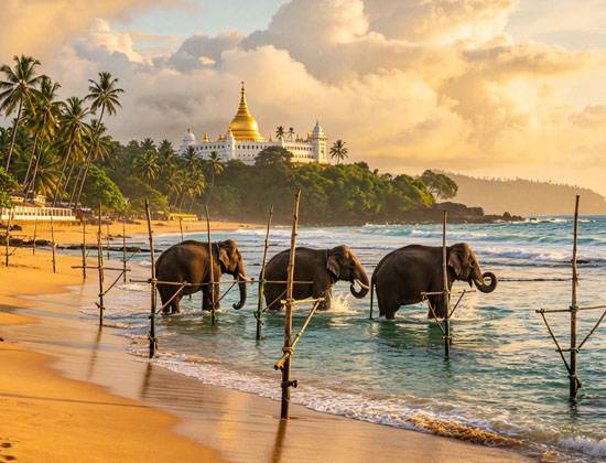 斯里兰卡、马尔代夫双岛浪漫8日之旅（斯航直飞）